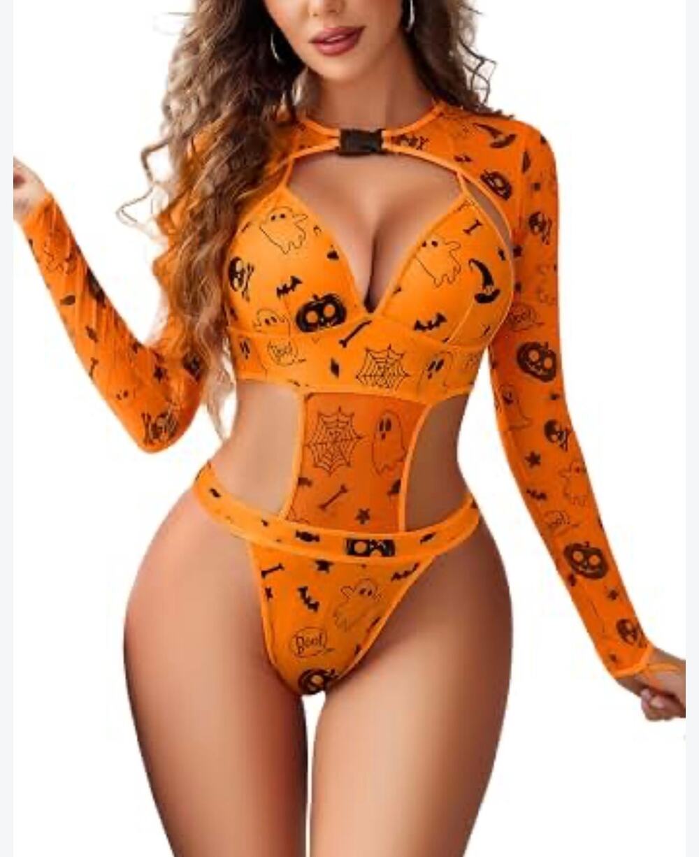 AvidLove Halloween Sexy Bodysuit Lingerie Dancewear Size Medium